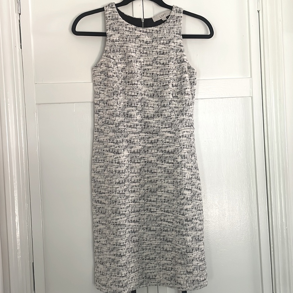 LOFT Boucle Sheath Dress